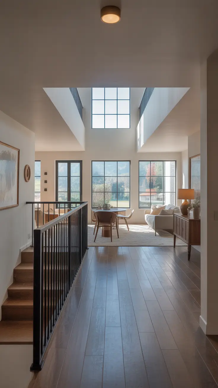 hallway remodel ideas 2026 Open Concept Upstairs Hallway Remodel Ideas For Airy Living