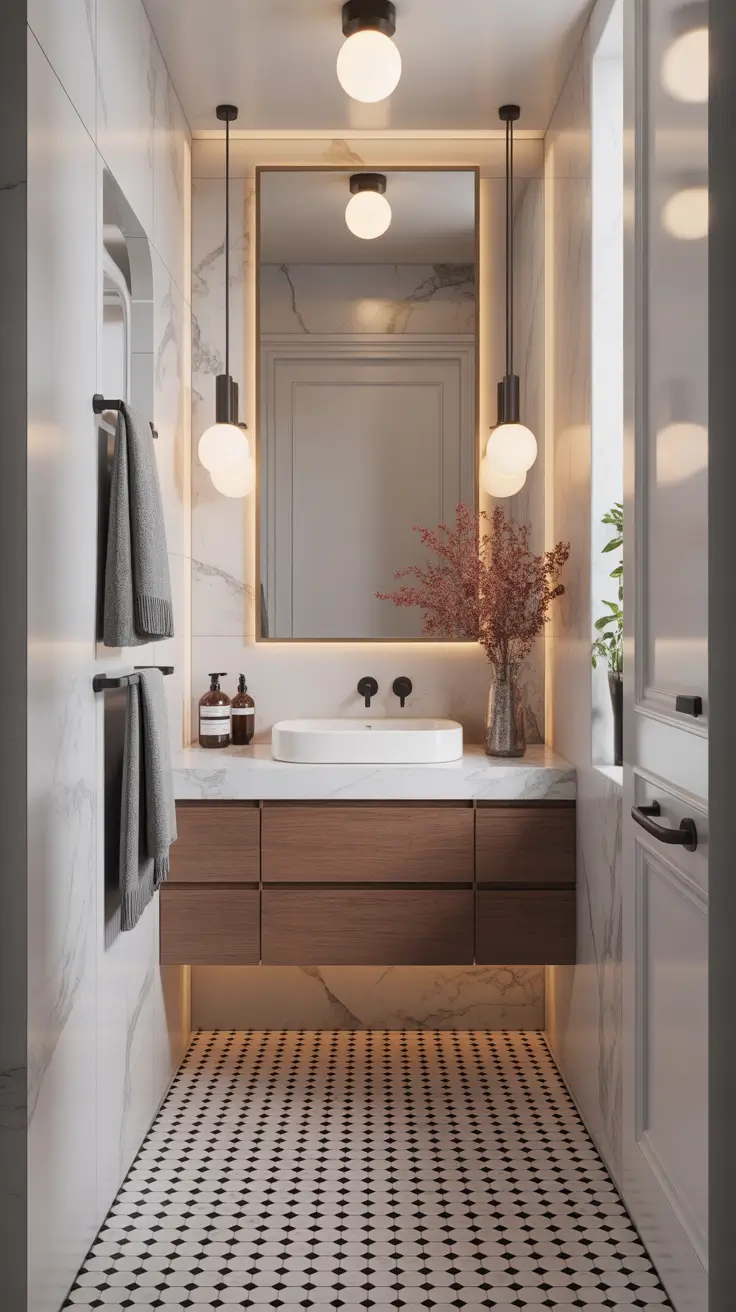 hallway remodel ideas 2026 small hallway office nook with natural light