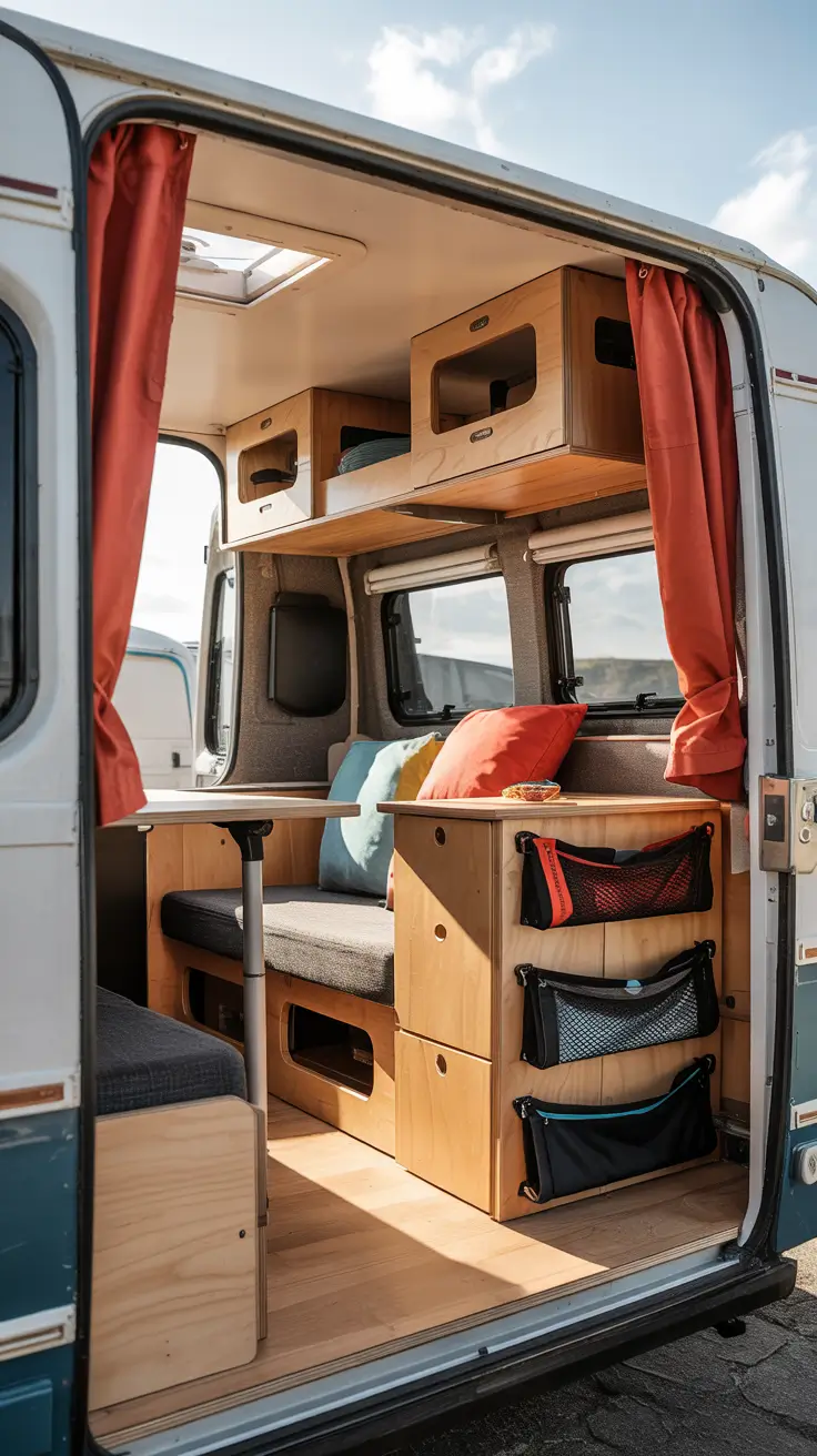 camper kids room remodel with lightweight storage hacks