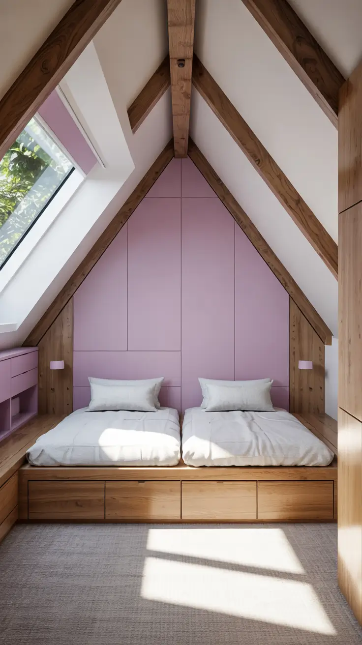 attic remodel kids room ideas with skylight magic