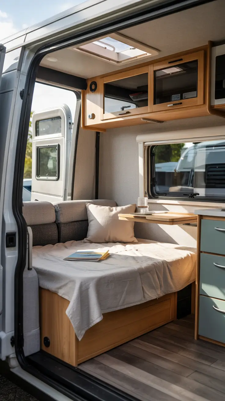 rv kids room remodel with compact convertible furniture