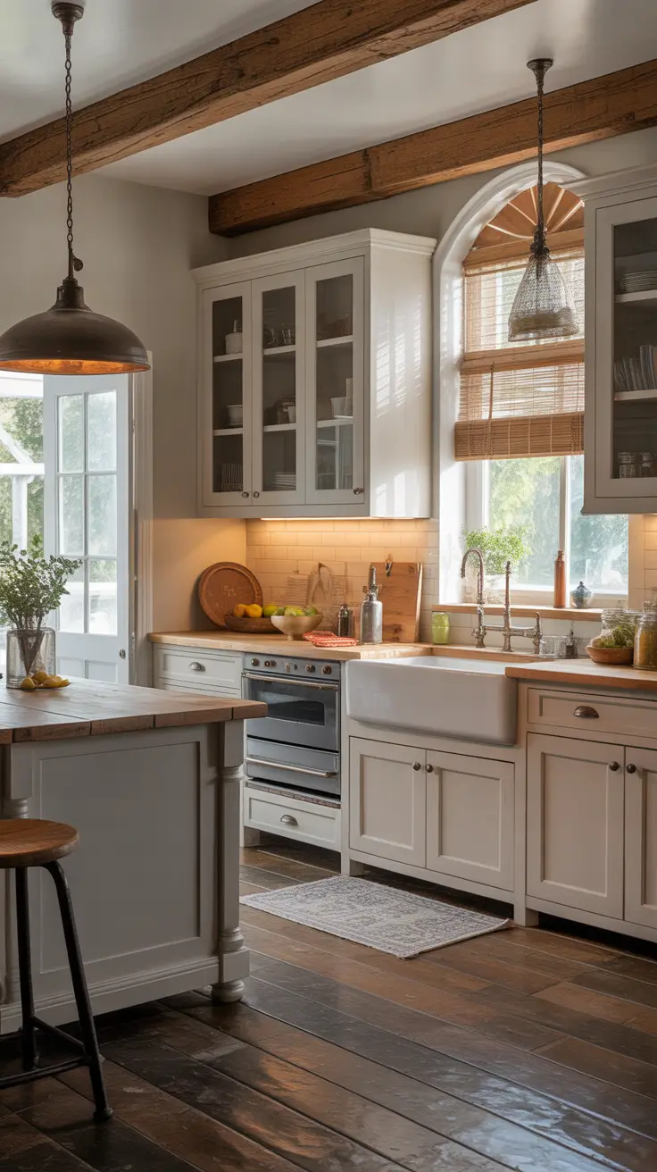 kitchen remodel ideas 2026 Kitchen Remodel Ideas Rustic Beams For A Warm Old-World Look