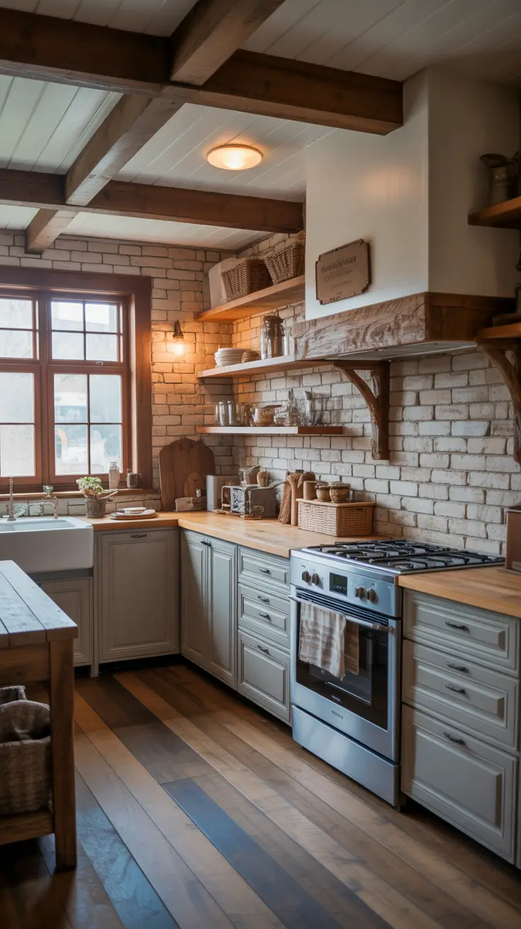 kitchen remodel ideas 2026 Kitchen Remodel Ideas Rustic Beams For A Warm Old-World Look