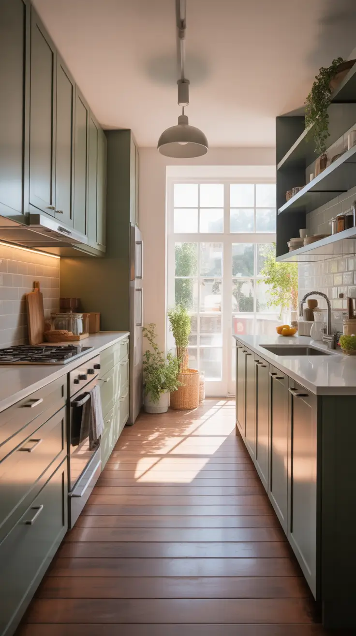 kitchen remodel ideas 2026 Kitchen Remodel Ideas Modern Galley Kitchen With Minimalist White Cabinets