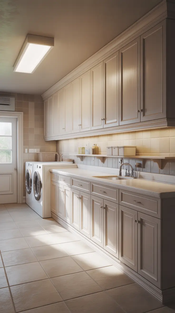 laundry room remodel ideas 2026 Design Ideas For Basement Laundry Room Remodel With Cabinets