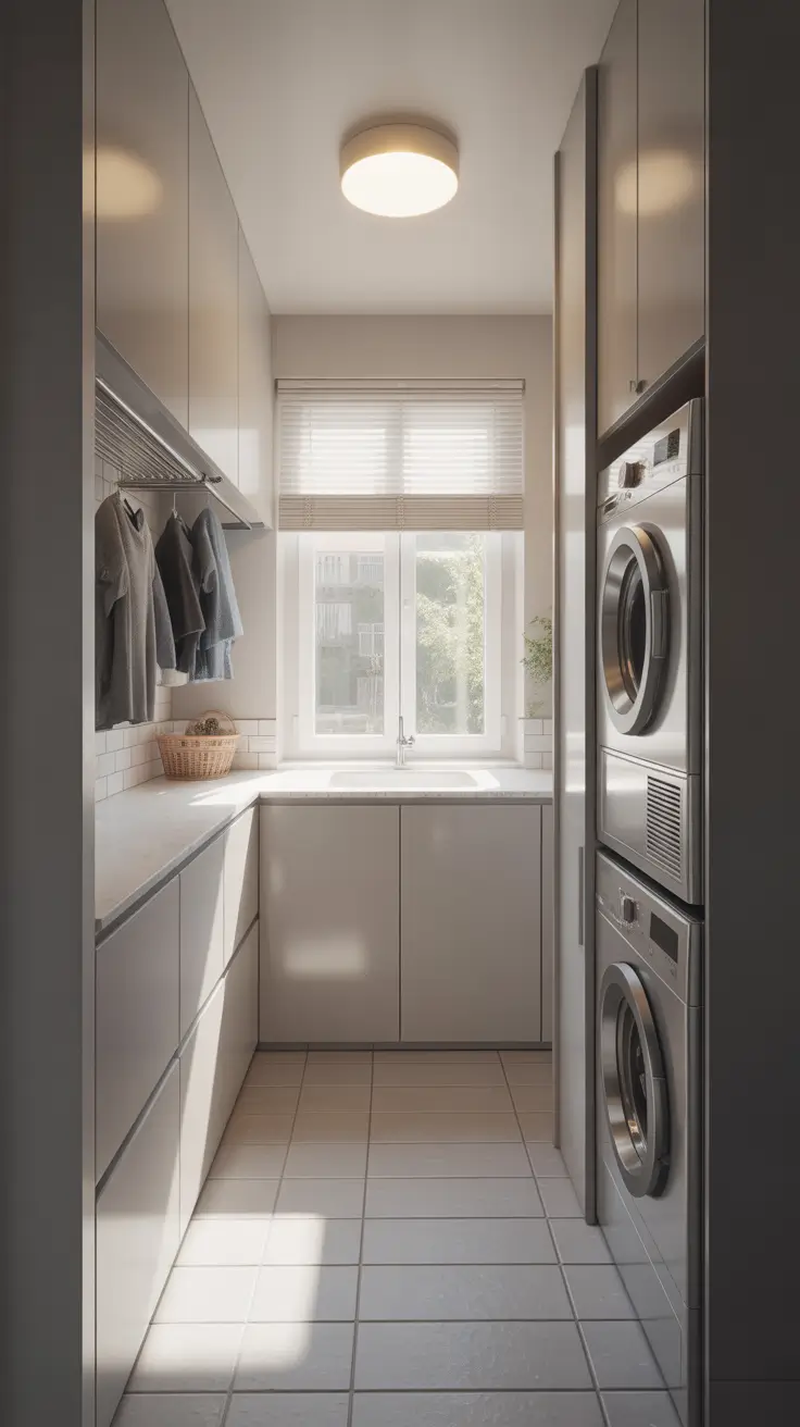 laundry room remodel ideas 2026 Laundry Room Ideas Small Space Remodel With Open Storage Wall
