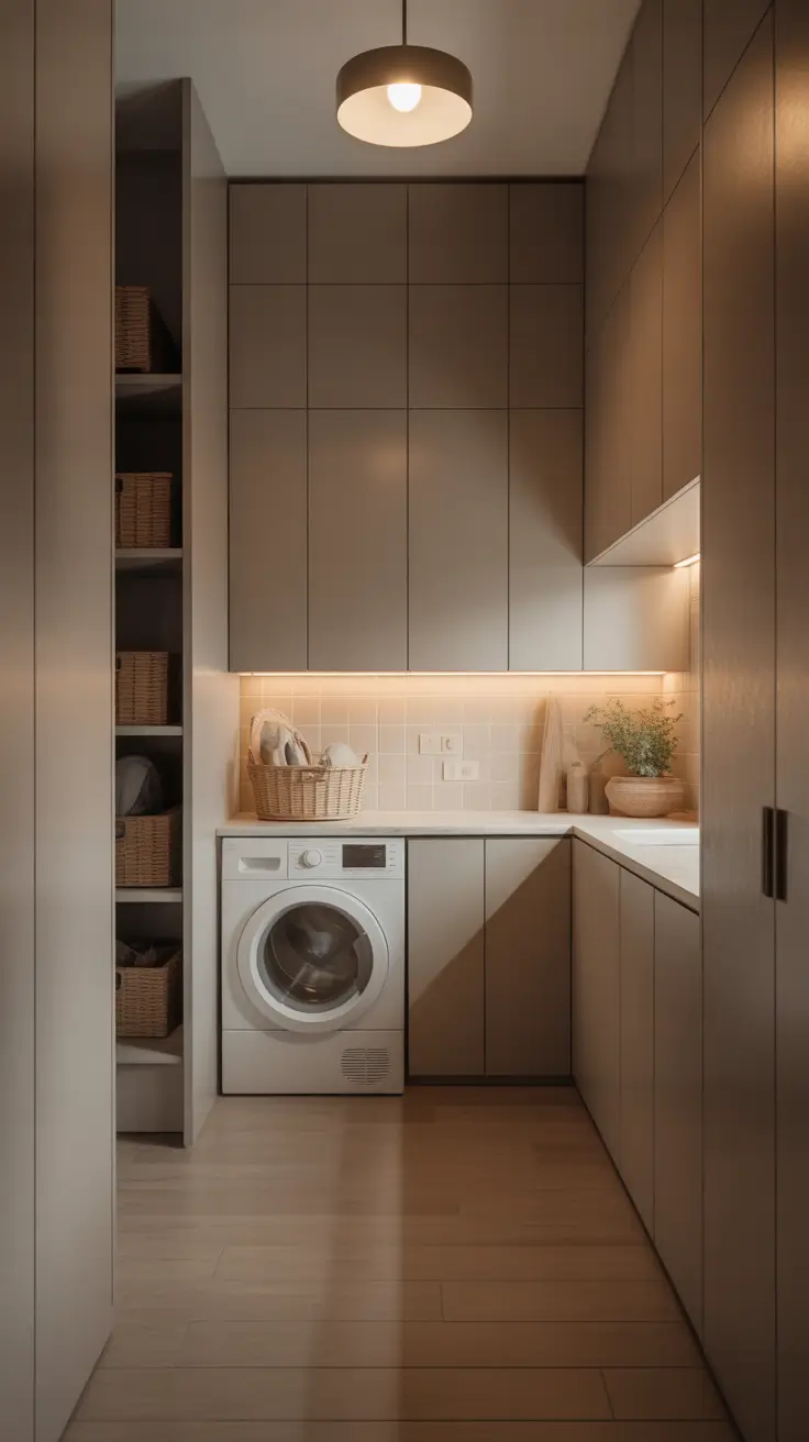 laundry room remodel ideas 2026 Remodel Laundry Room Ideas Small Spaces With Stacked Appliances And Clean Minimal Style