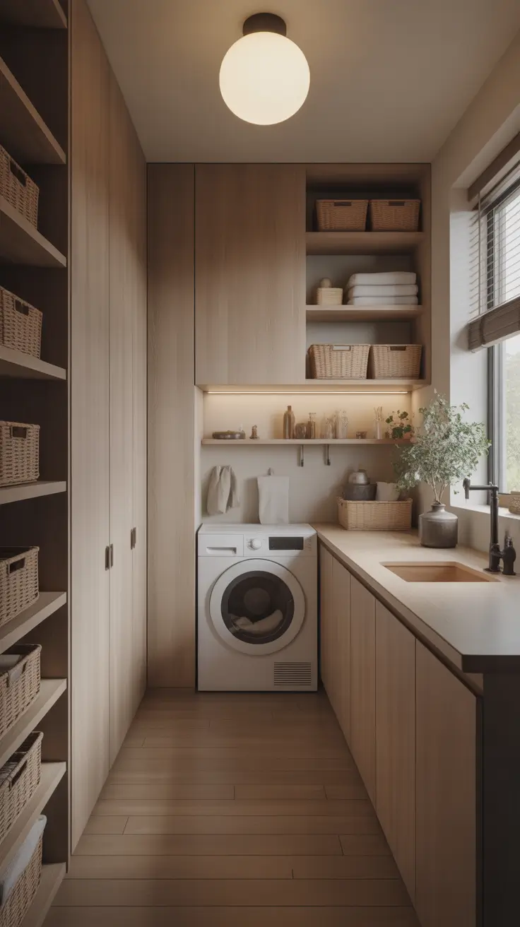 laundry room remodel ideas 2026 Remodel Laundry Room Ideas Small Spaces With Stacked Appliances And Clean Minimal Style