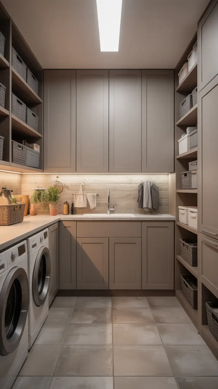 laundry room remodel ideas 2026 Design Ideas For Basement Laundry Room Remodel With Storage