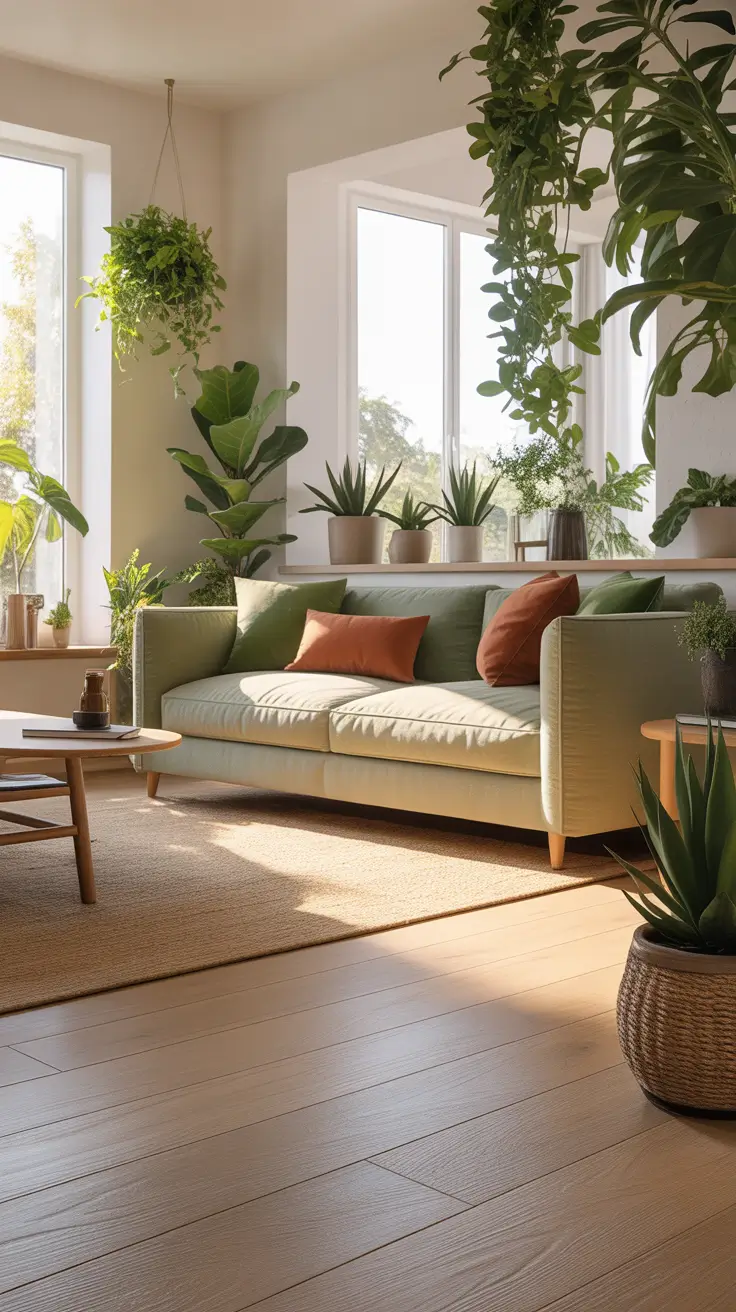 living room remodel ideas 2026 Living Room Remodel Ideas 2026 In Fresh Green And Earthy Colors