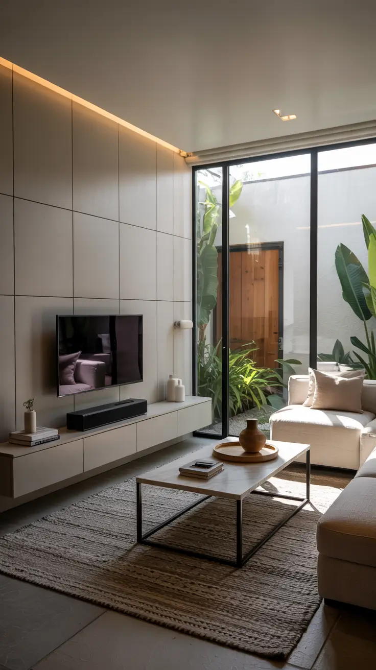 Living Room Tv Wall Ideas Small Space With Mount Tv Media Consoles