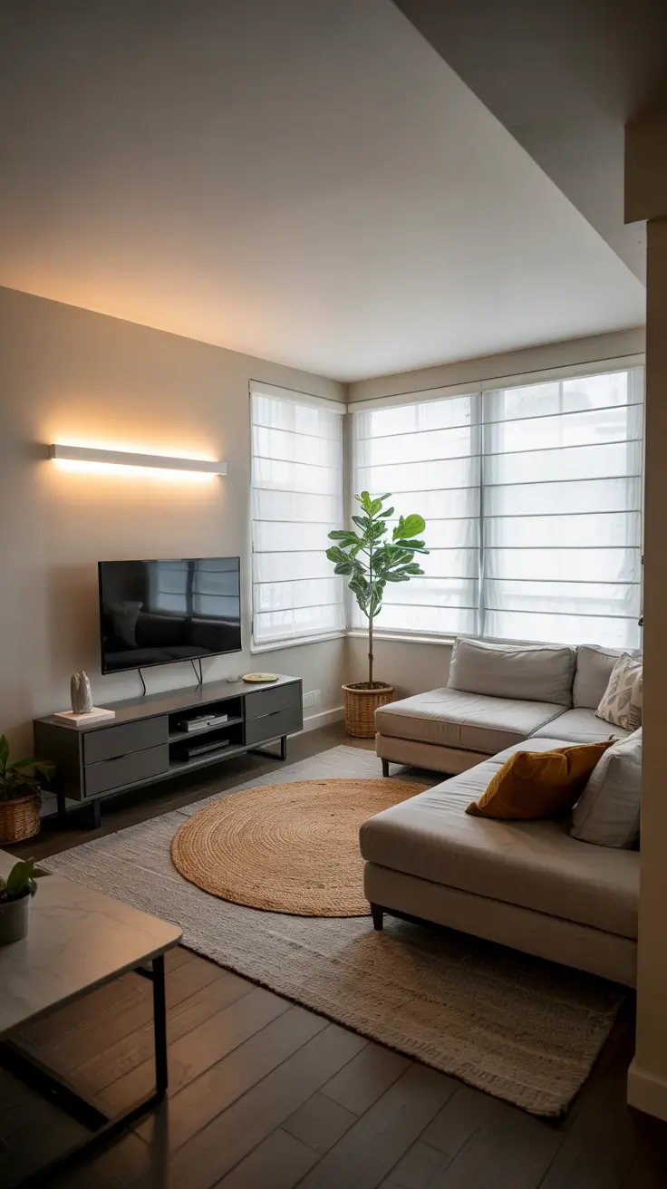 Living Room Tv Wall Ideas Apartment Solutions For Small Space Living