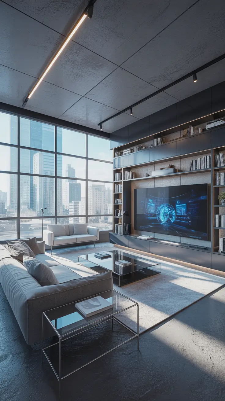 luxury living room ideas 2026 Urban Contemporary Modern Luxury Living Room Ideas With High-Tech Touches