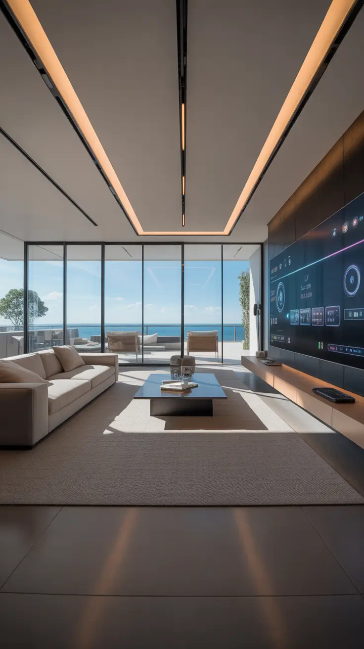 luxury living room ideas 2026 Indoor-Outdoor Modern Luxury Living Room Ideas With Glass Roof Drama