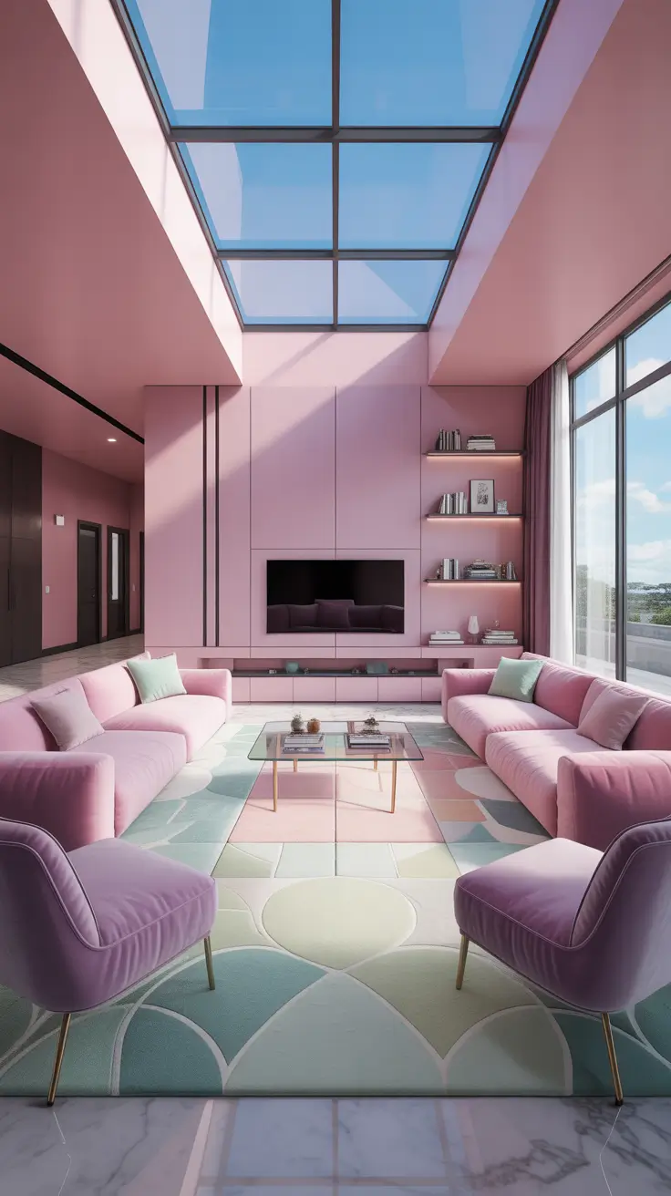 luxury living room ideas 2026 Pastel Contemporary Luxury Living Room Ideas With Sculptural Softness