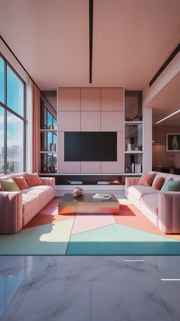 luxury living room ideas 2026 Pastel Contemporary Luxury Living Room Ideas With Sculptural Softness