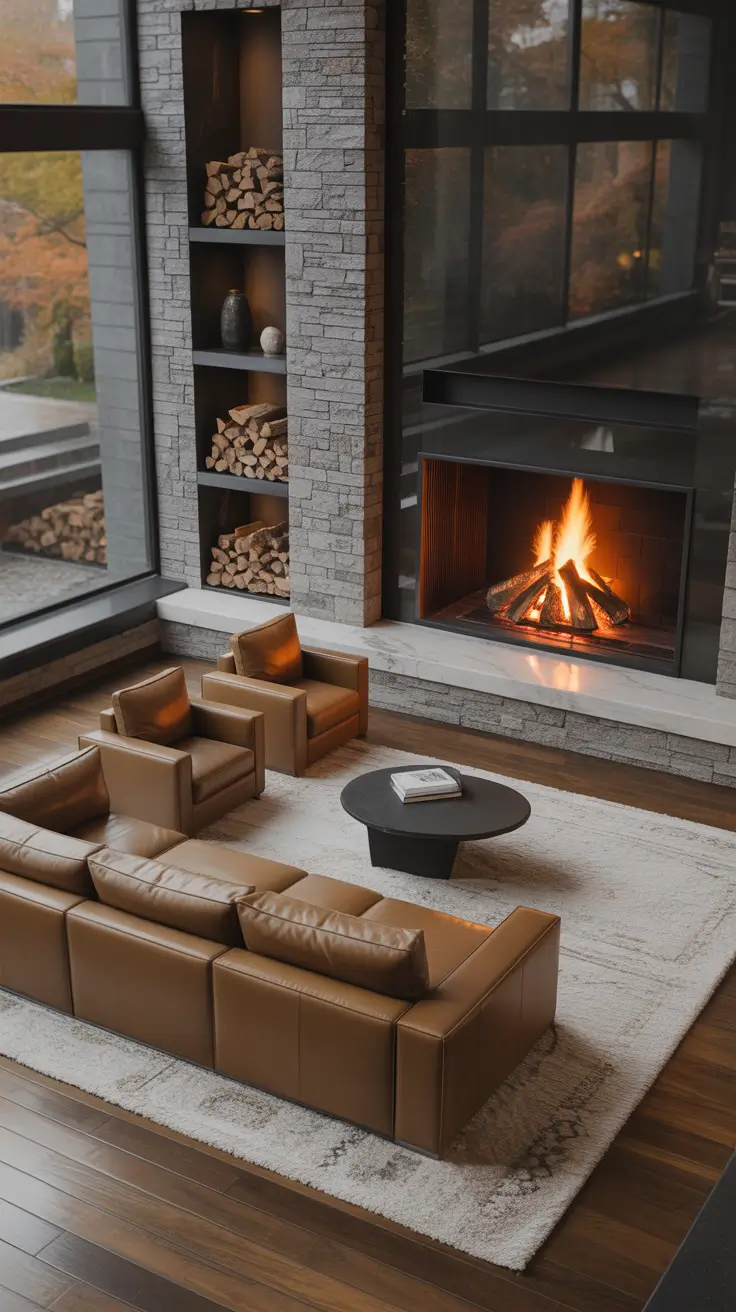 luxury living room ideas 2026 Luxury Living Room Ideas With Fireplace As A Cozy Focal Point