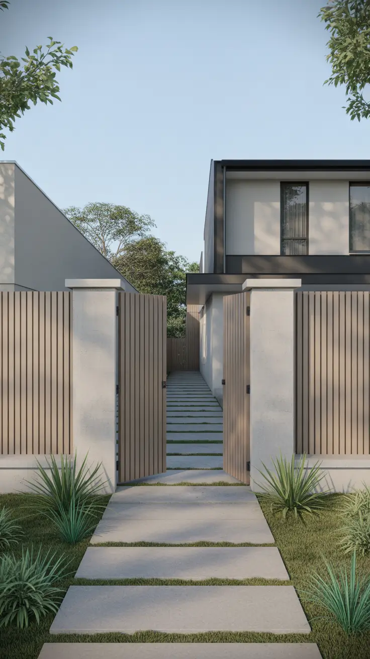 modern front yard 2026 Fence Solutions For Clean And Contemporary Exteriors