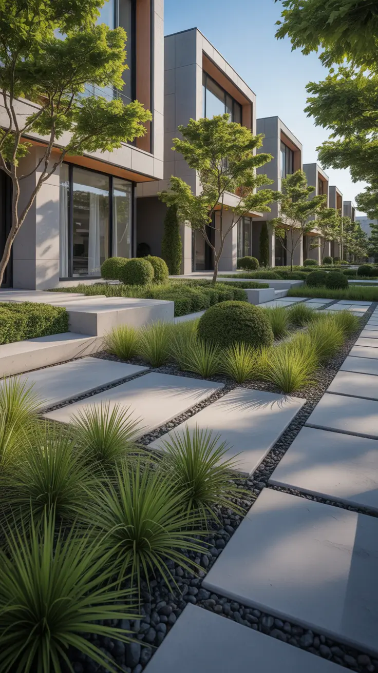 modern front yard 2026 Modern Front Yards With Strong Architectural Presence