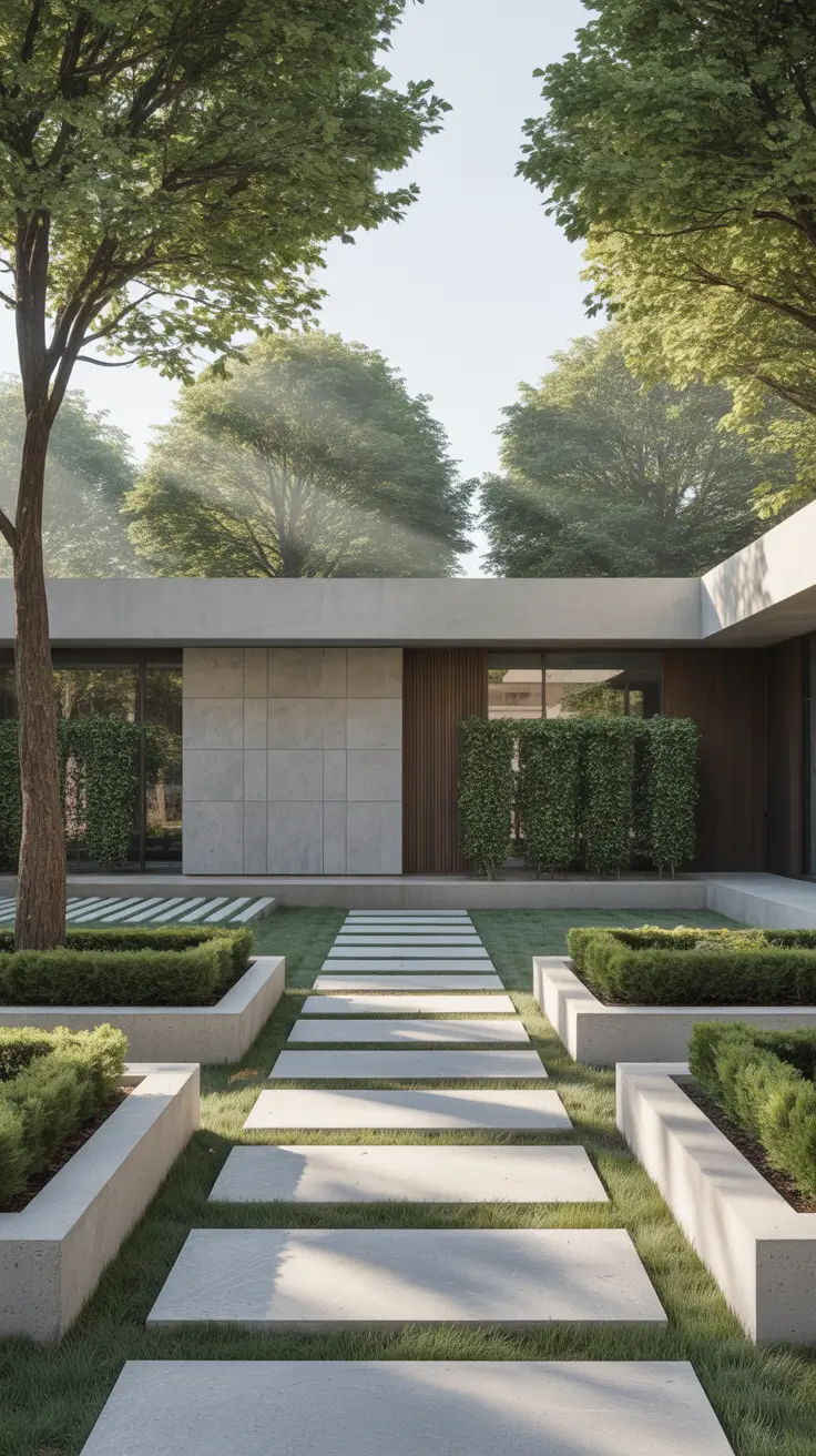 modern front yard 2026 Modern Front Yard Designs Inspired By Clean Geometry