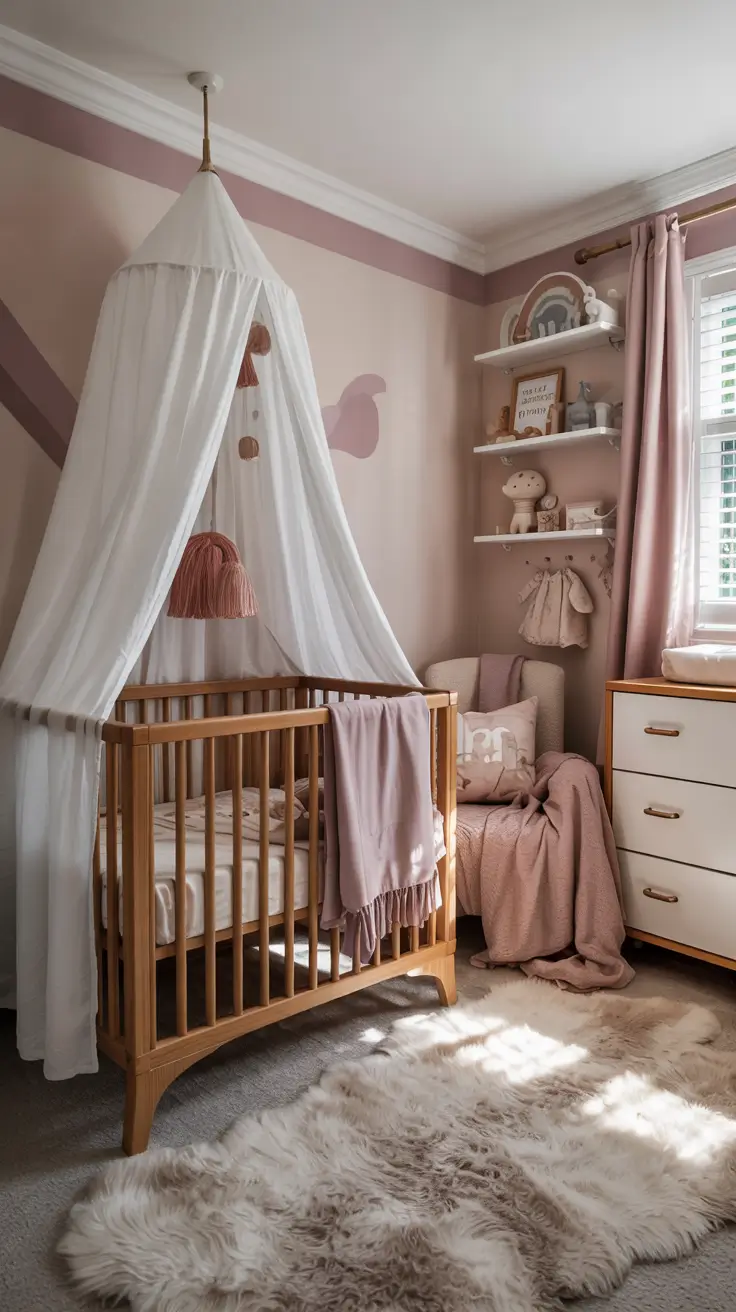 nursery ideas 2026 Nursery Ideas Girl With Pink And Purple Whimsical Touches