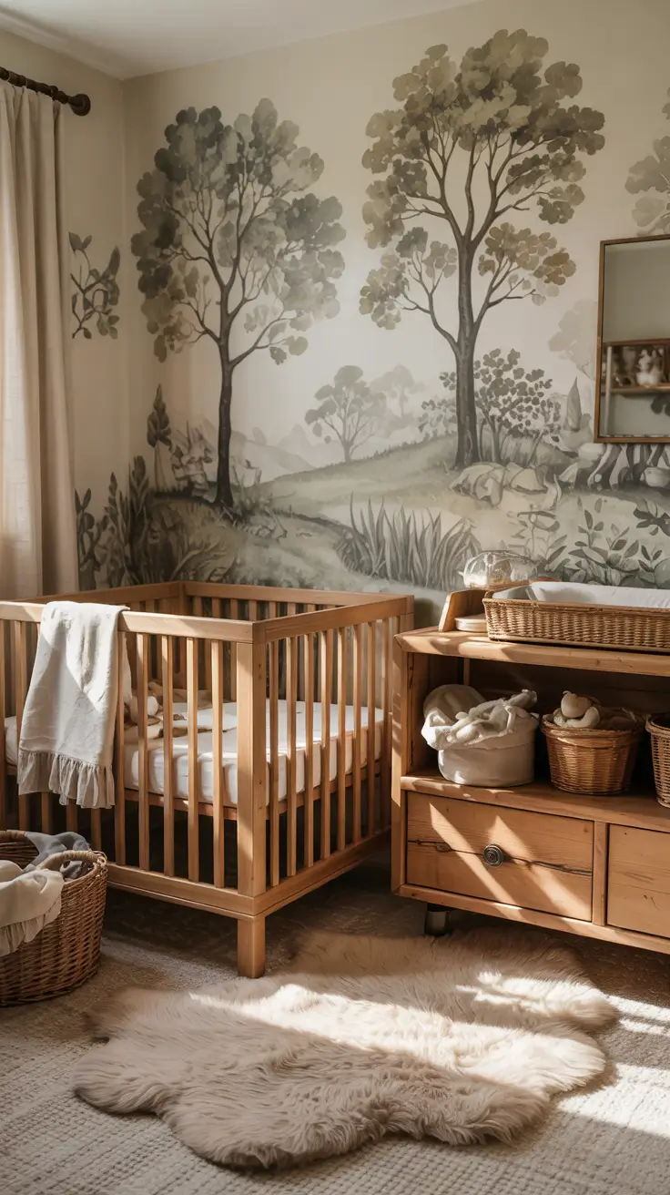 nursery ideas 2026 Nursery Ideas Woodland With Rustic Forest Charm