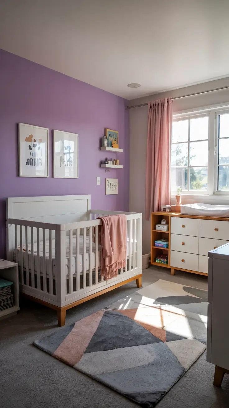 nursery ideas 2026 Purple And Pink Nursery Ideas Baby Boy Twist