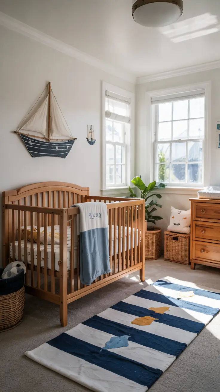 nursery ideas 2026 Nautical Nursery Ideas Boy With Coastal Charm