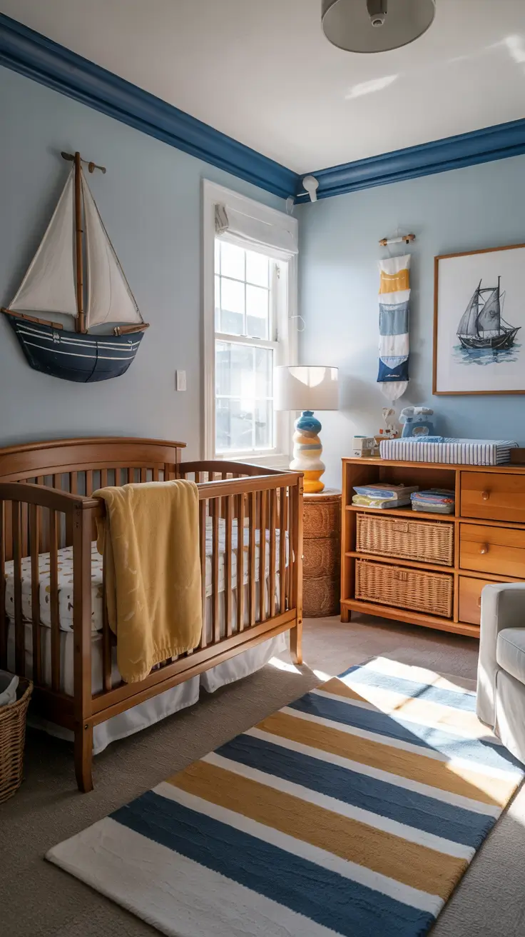 nursery ideas 2026 Nautical Nursery Ideas Boy With Coastal Charm