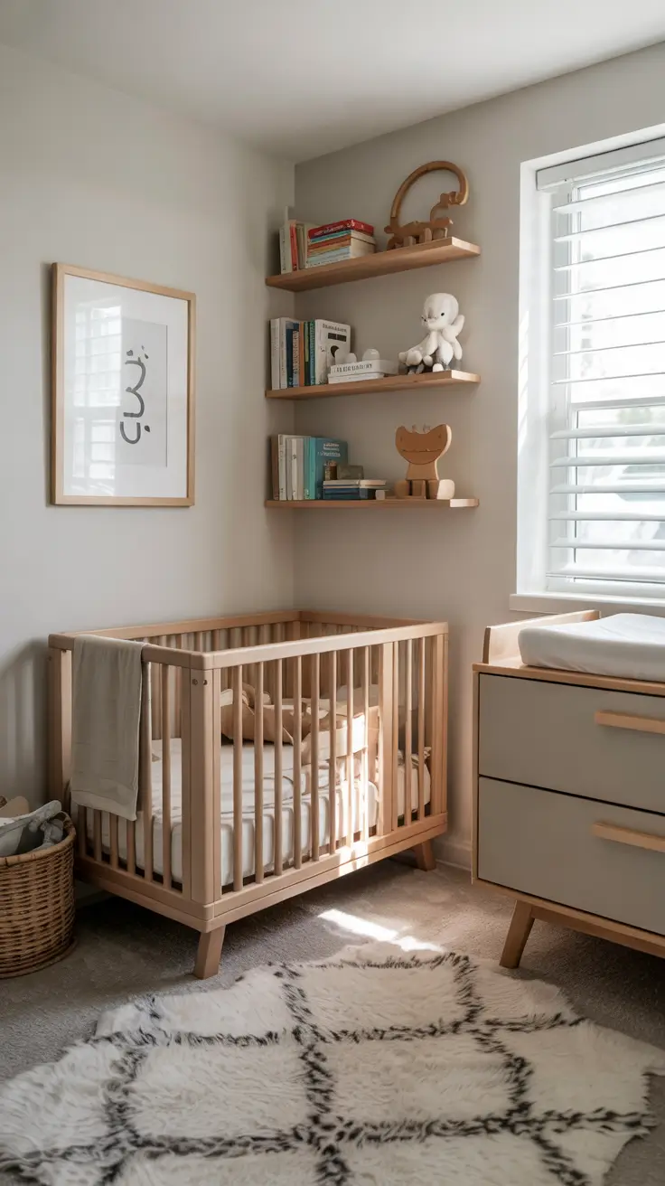 nursery ideas 2026 Minimal Scandinavian Nursery Ideas With Warm Wood