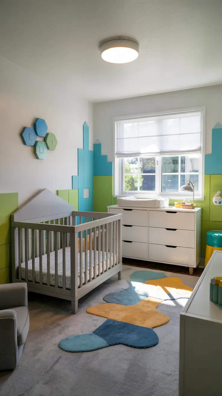 nursery ideas 2026 Playful Pixel Nursery Ideas Boy With Creative Wall Design