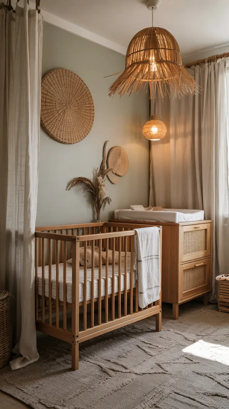 nursery ideas 2026 Nursery Ideas Neutral With Earthy Green And Yellow Accents