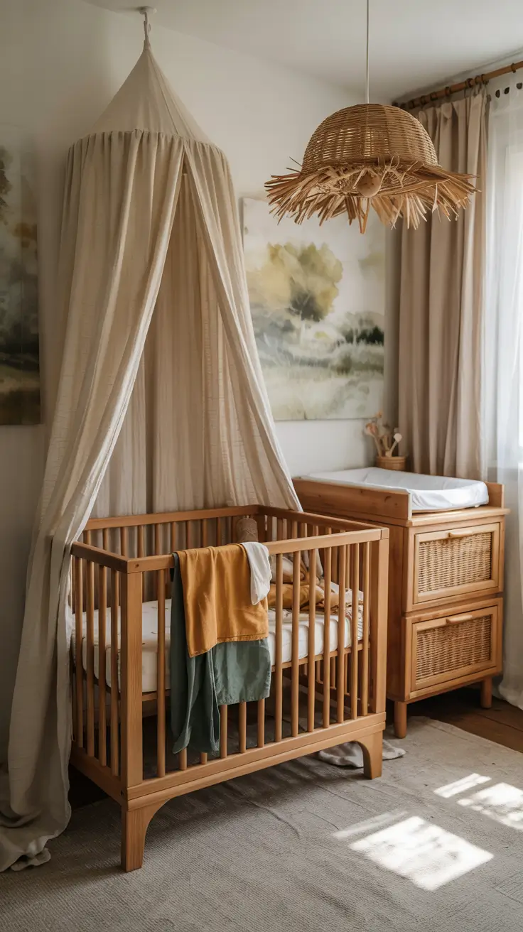 nursery ideas 2026 Nursery Ideas Neutral With Earthy Green And Yellow Accents