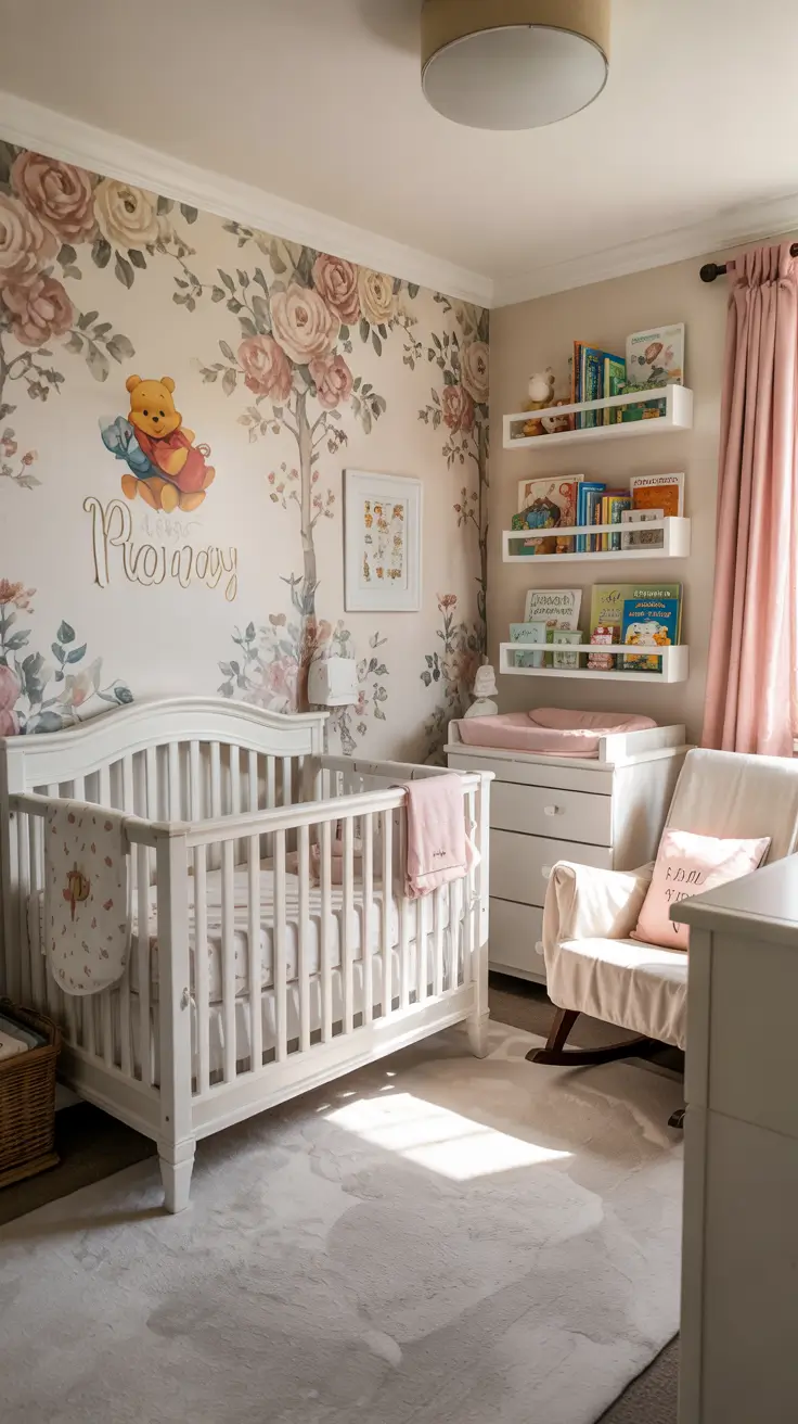 nursery ideas 2026 Nursery Ideas Baby Girl Inspired By Disney And Winnie The Pooh