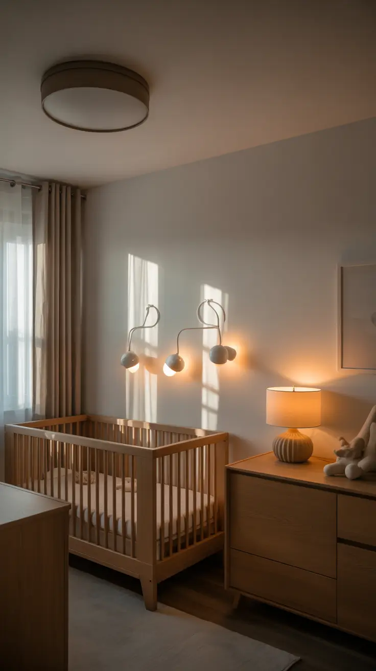 nursery remodel ideas 2026 11 — Nursery Remodel Ideas With Soft Lighting And Dimmable Wall Sconces