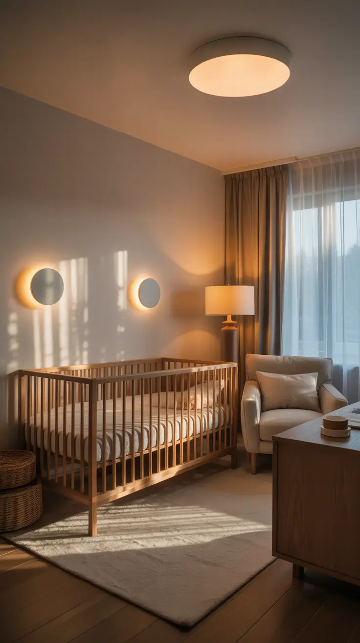 nursery remodel ideas 2026 11 — Nursery Remodel Ideas With Soft Lighting And Dimmable Wall Sconces
