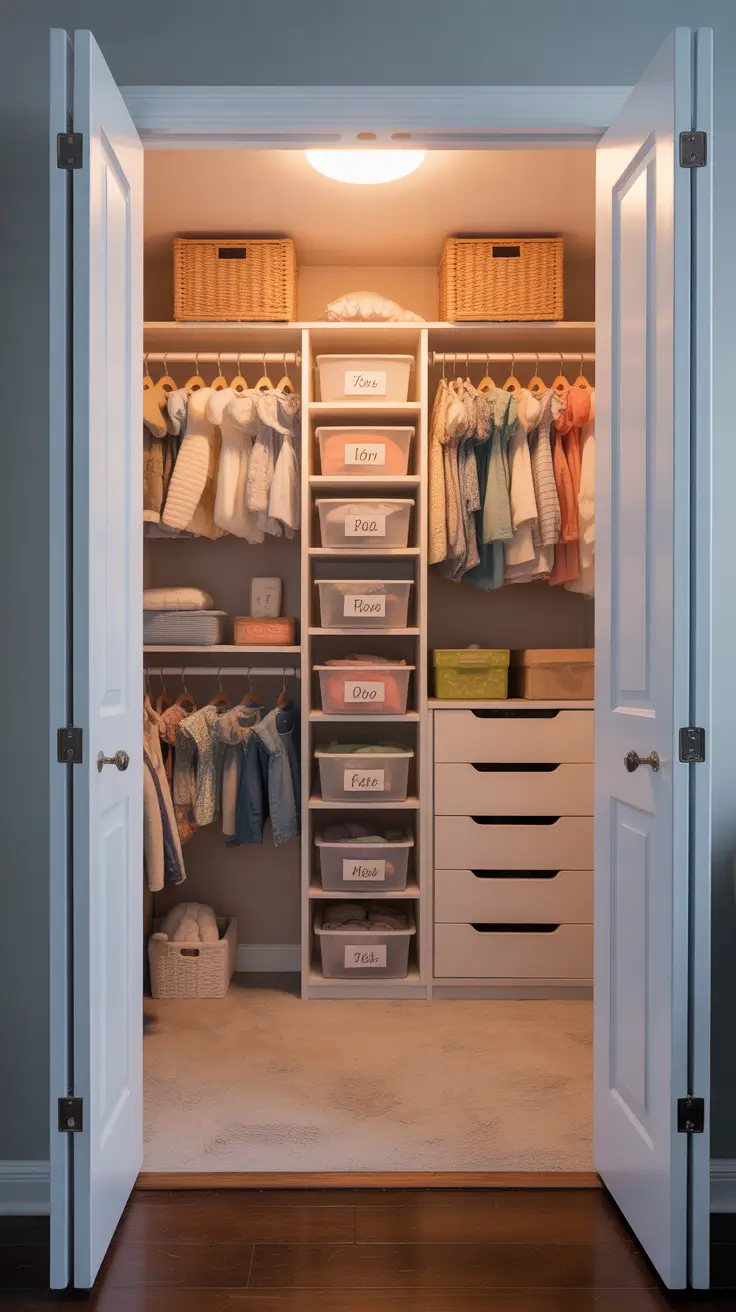 nursery remodel ideas 2026 16 — Nursery Remodel Ideas With A Built-In Closet System For Maximum Storage