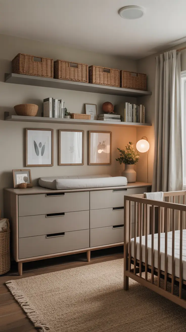 nursery remodel ideas 2026 23 — Baby Room Remodel Nursery Ideas With Built-In Shelving For A Clean Look