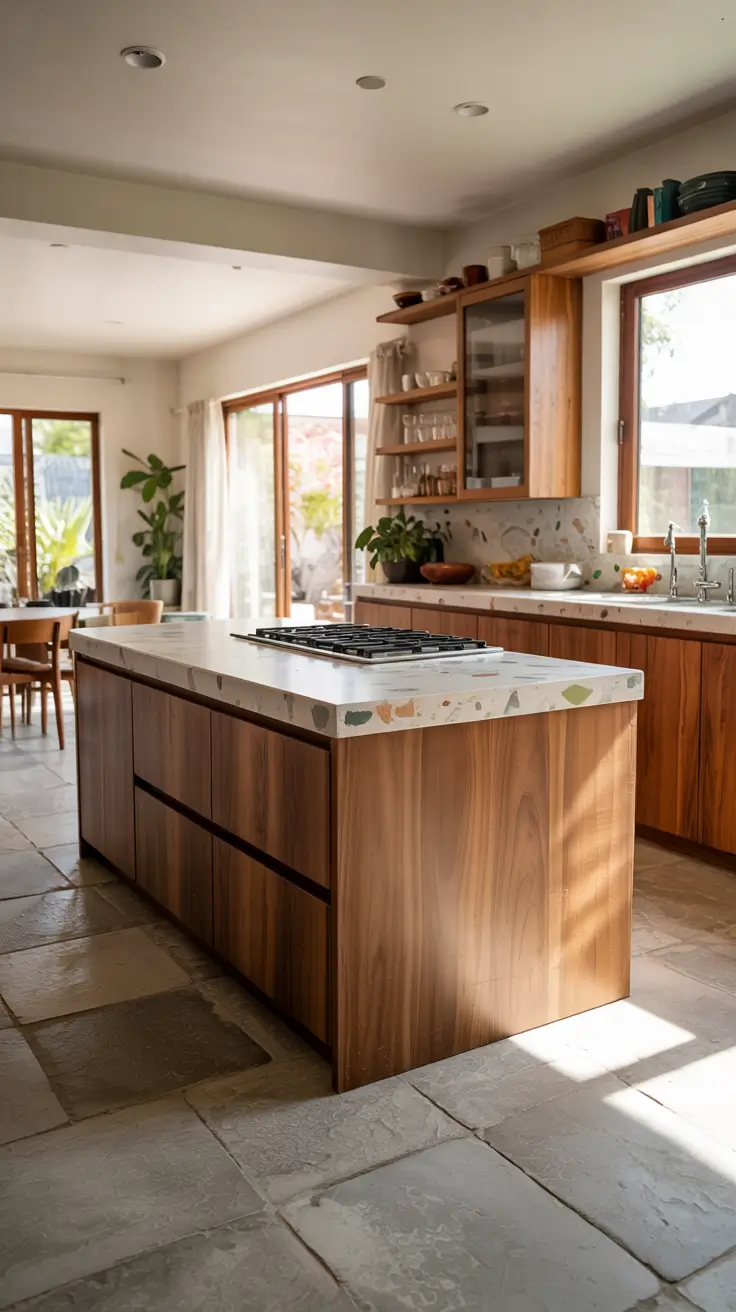 open kitchen remodel ideas 2026 Transitional Open Concept 1970s Kitchen Remodel Ideas With Large Floor Islands