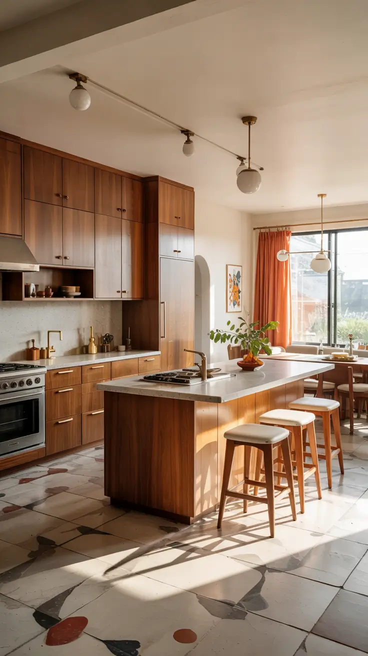 open kitchen remodel ideas 2026 Open Concept 1970s Kitchen Remodel Ideas With Contemporary Flair