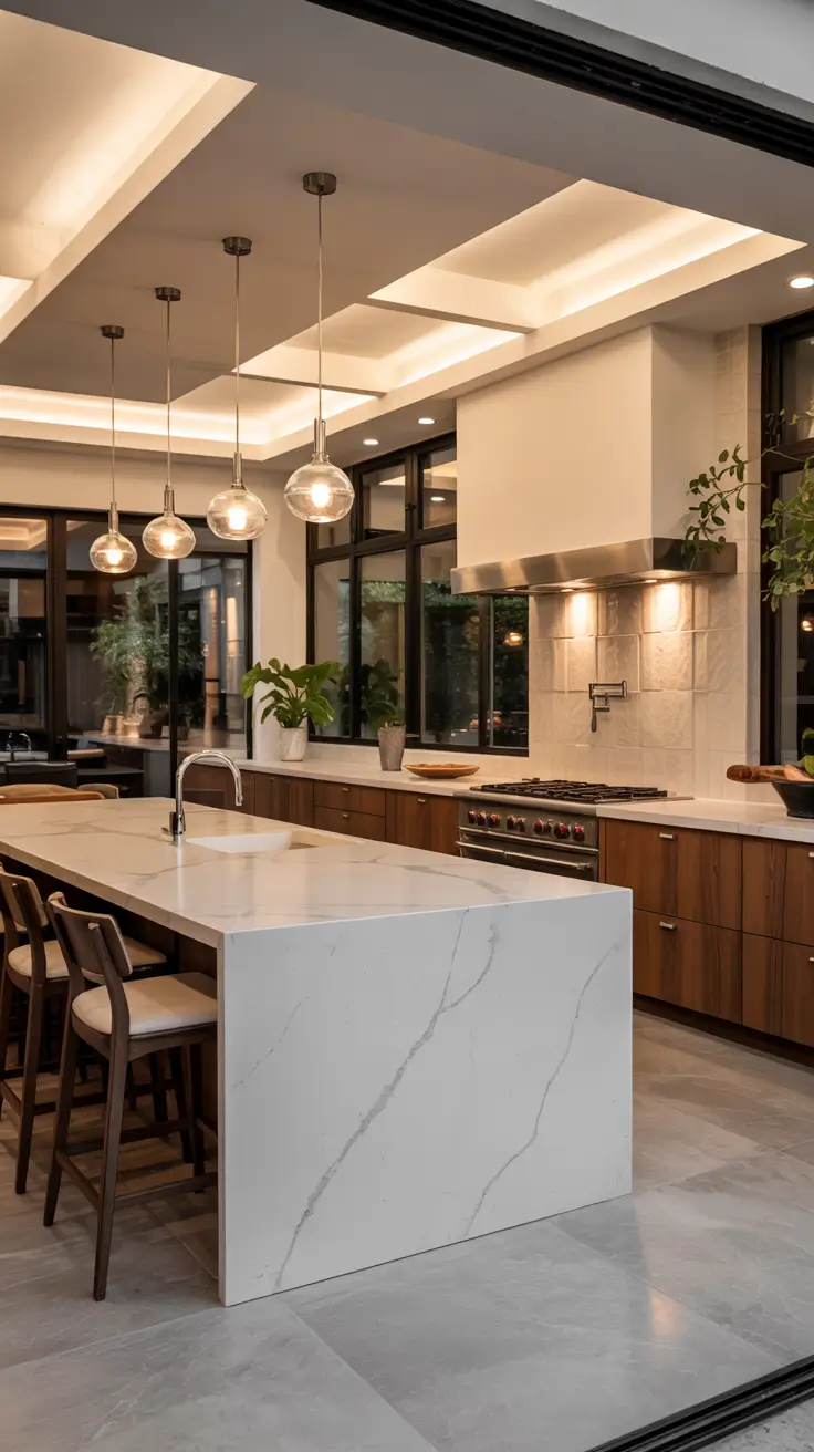 open kitchen remodel ideas 2026 Open Concept Kitchen Remodel Ideas With Layered Lighting And Islands