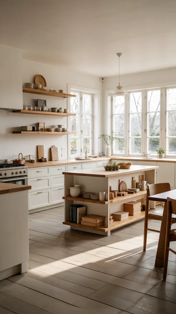 open kitchen remodel ideas 2026 Kitchen Remodel Ideas With Open Shelving And Airy Concept Design