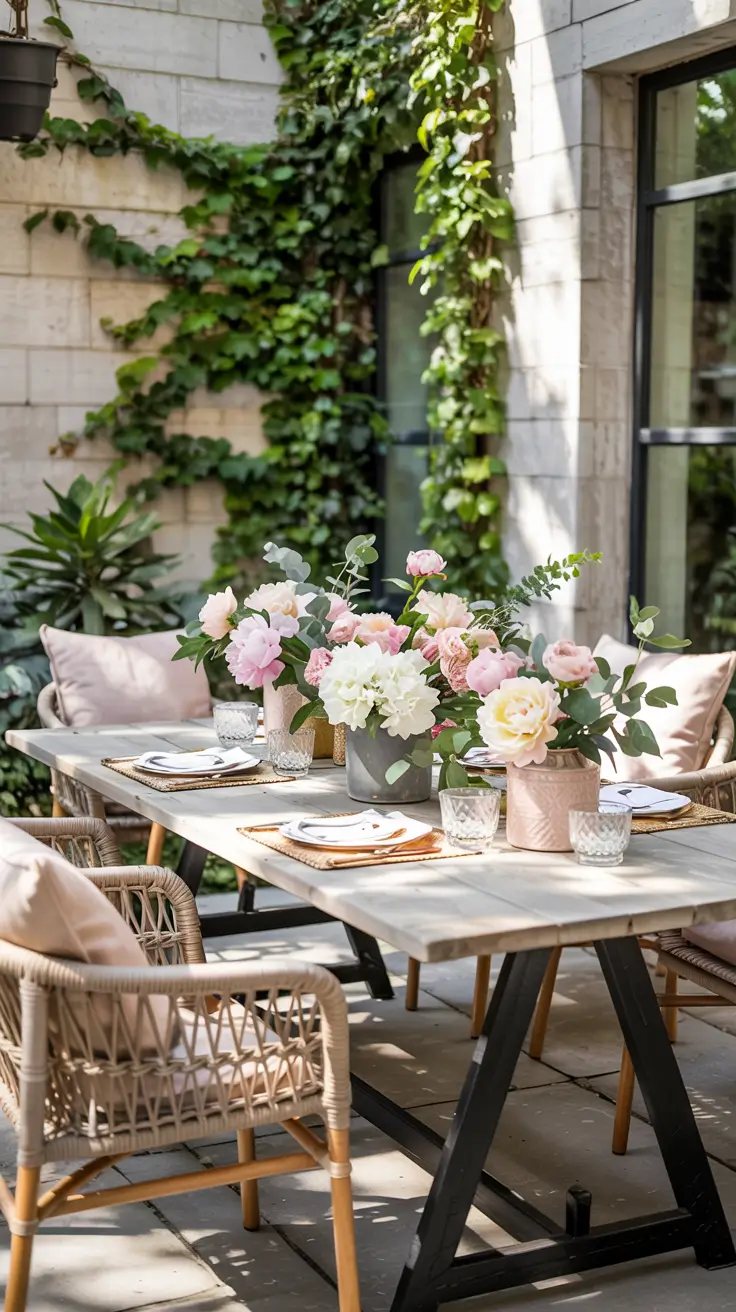 outdoor dinner parties table decor Outdoor Dinner Parties Table Decor For Transitional Seasons