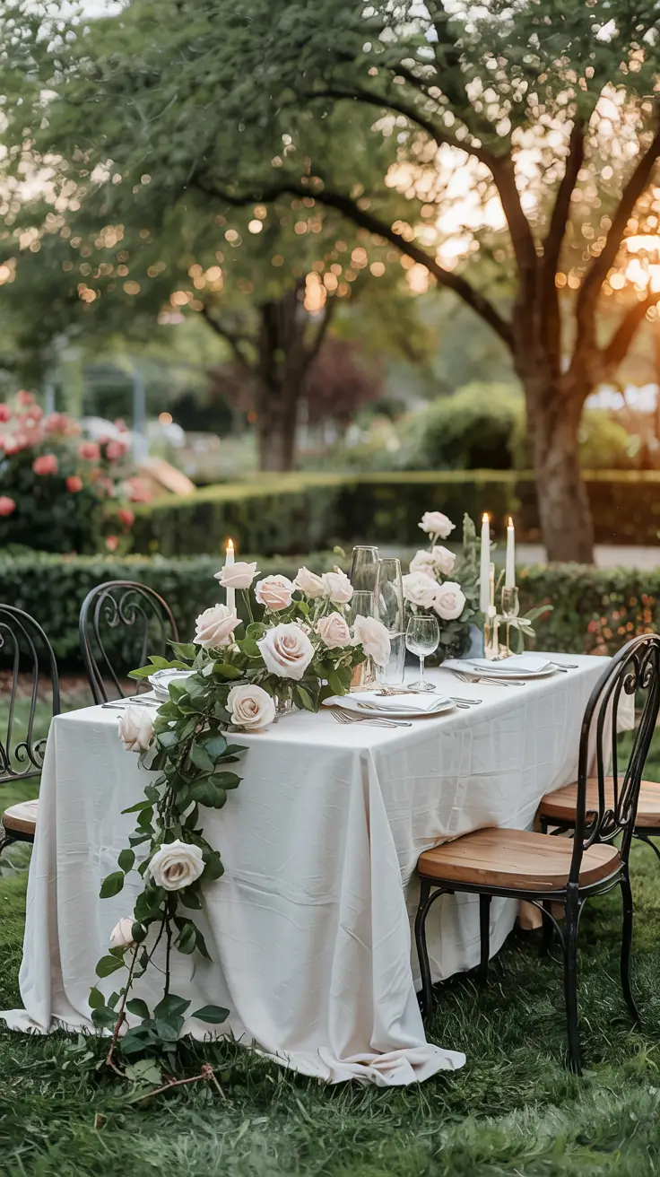 romantic outdoor dinner parties decor Romantic Outdoor Dinner Parties Decor For Sunset Evenings