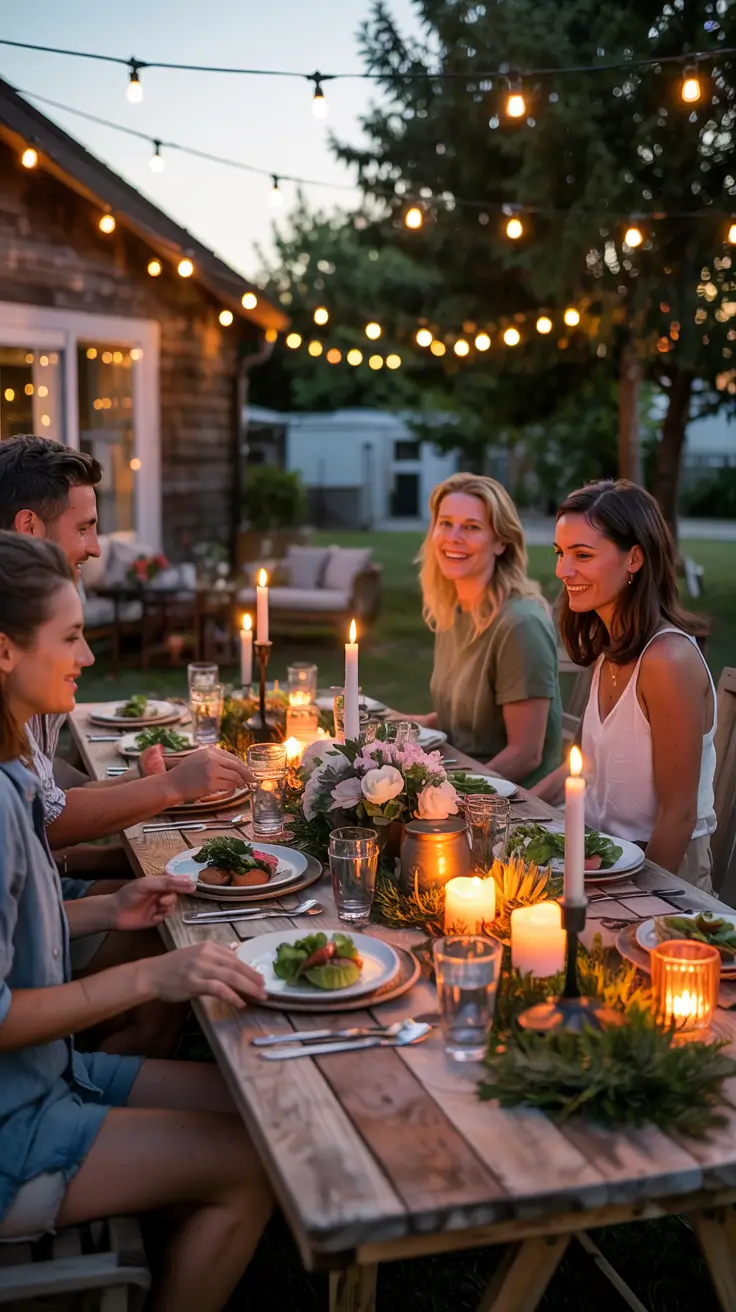 ideas summer nights table settings Ideas Summer Nights Table Settings For Outdoor Dinner Parties