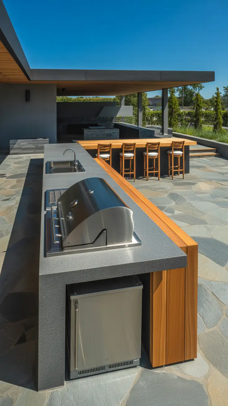 outdoor grill area ideas 2026 10 — Ideas For Setting Up A Functional Outdoor Bar And Grill Area