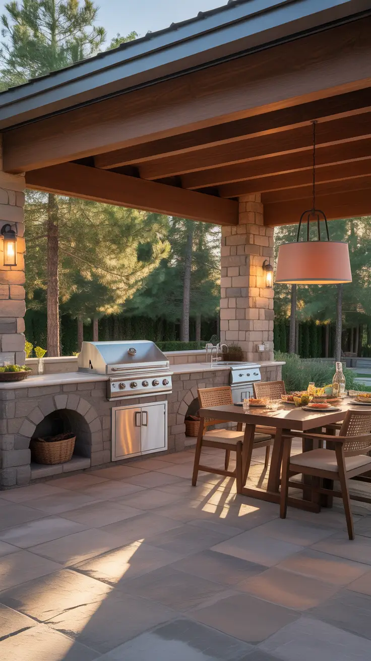 outdoor grill area ideas 2026 11 — Barbecue Design Outdoor Grill Area Ideas With Built In Bbq Charm