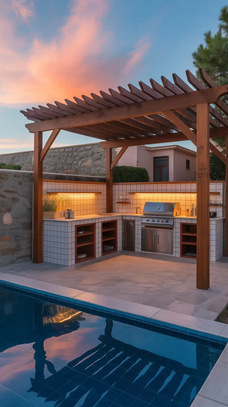 outdoor grill area ideas 2026 13 — Pergola Patio Ideas Grill Area Outdoor Bars For Summer Nights