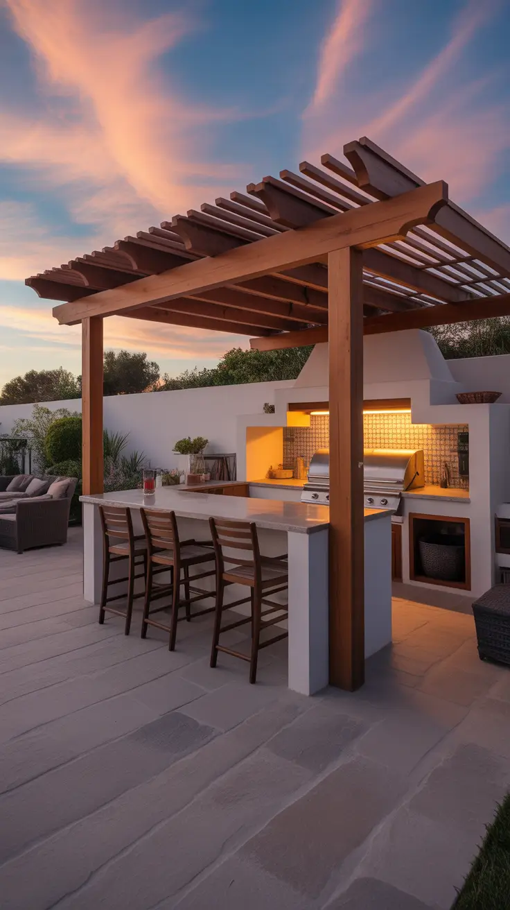 outdoor grill area ideas 2026 13 — Pergola Patio Ideas Grill Area Outdoor Bars For Summer Nights