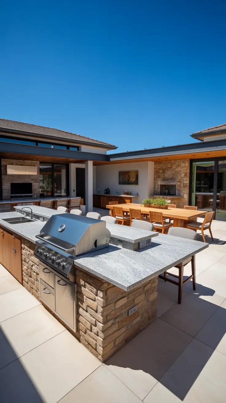 outdoor grill area ideas 2026 15 — Outdoor Cooking Area Grill Station Kitchen Ideas For Entertaining